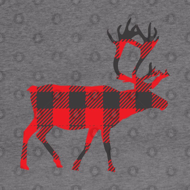 Christmas Reindeer by Rise And Design